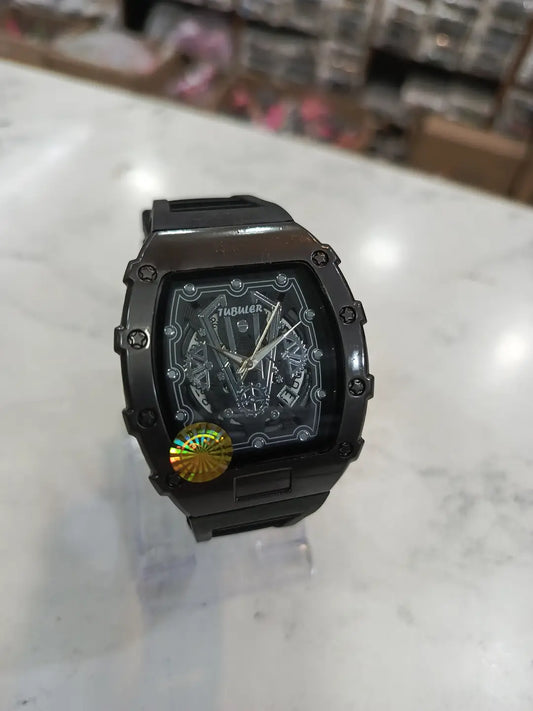 Black Titan Skeleton Watch