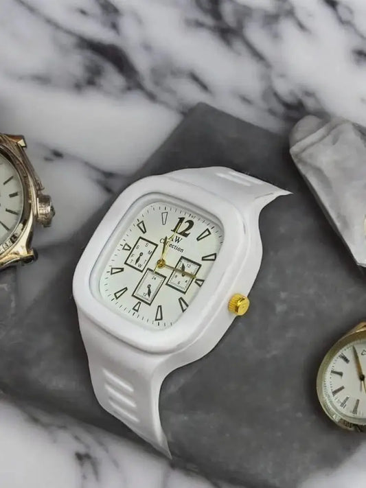 White Elegance Chronograph Watch