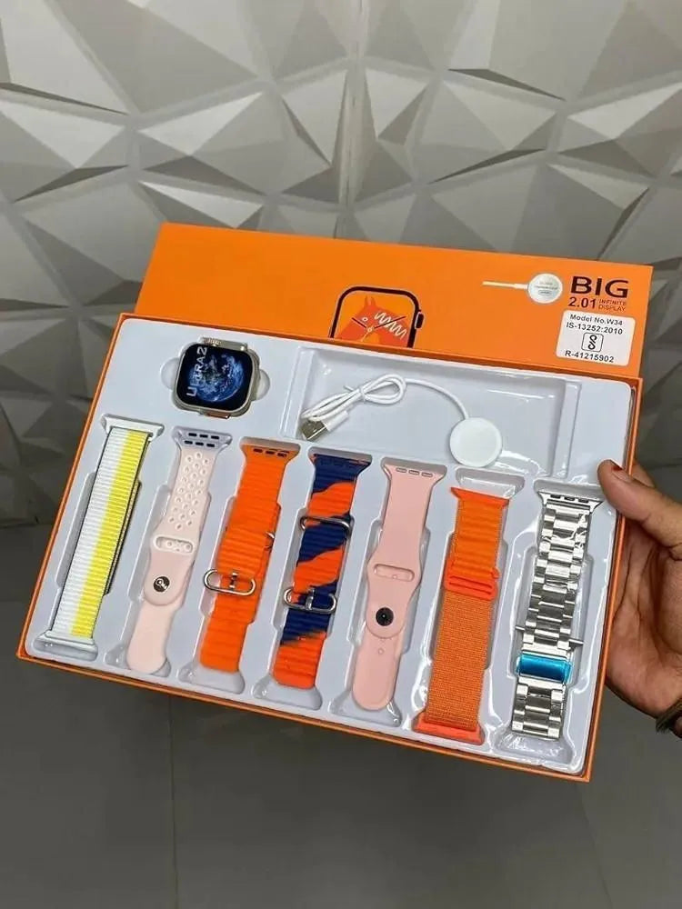 Ultra 7-in-1 Smartwatch Strap Set